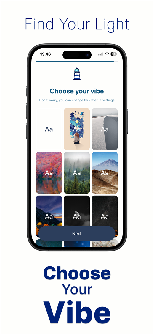 Find your light - Choose your vibe
